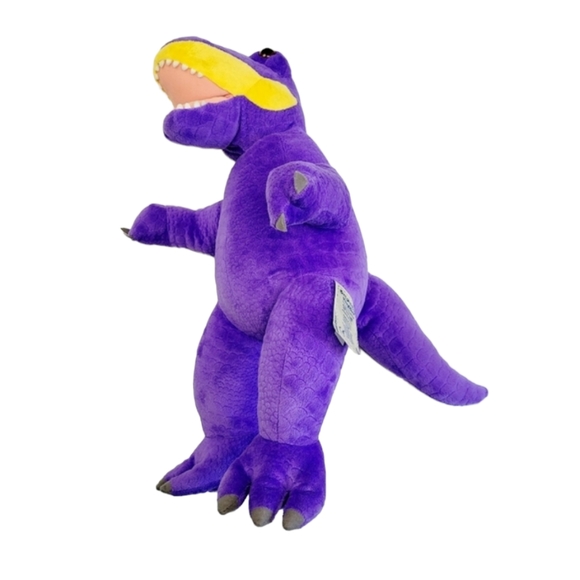 Build a Bear Purple & Yellow T-Rex Plush 2014 Stuffed Dinosaur - Picture 5 of 15